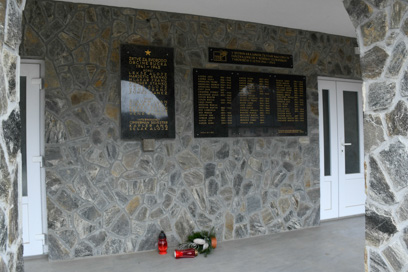 Bučka - Spominske plošče NOB