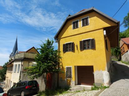 Ljubljana - Hiša Ulica na Grad 7 in 7a