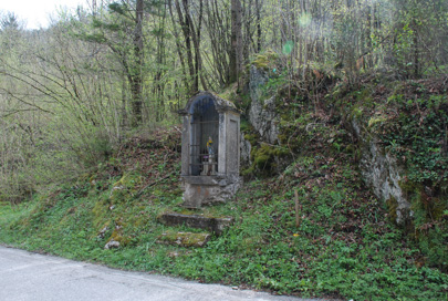 Čepovan - Znamenje pri domačiji Andrejc