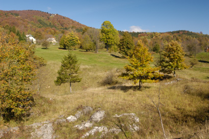 Planina pod Mirno goro - Opuščena kočevarska vas