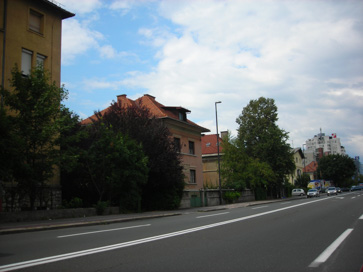 Ljubljana - Ulični niz ob Dunajski cesti