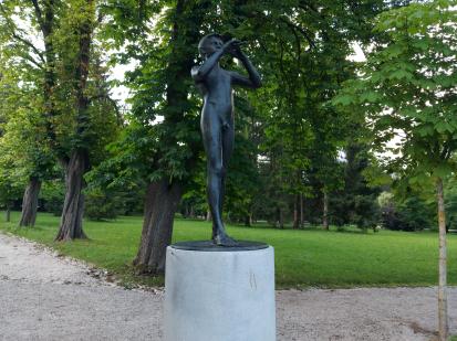 Ljubljana - Bronast kip Pastirček