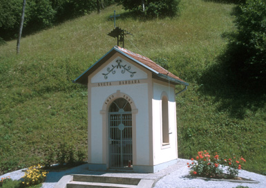 Hrastovec pod Bočem - Kapelica sv. Barbare
