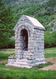 Soča - Znamenje sv. Barbare