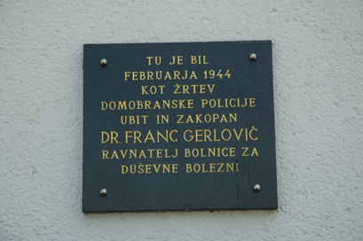 Lavrica - Spominska plošča Francu Gerloviču