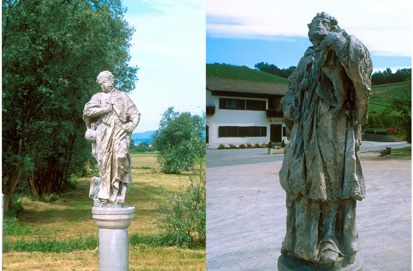 Studenice - Kipa sv. Frančiška Ksaverija in sv. Janeza Nepomuka