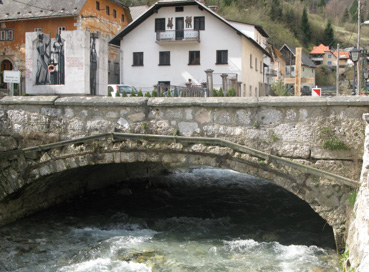 Kropa - Most čez Kroparico Na Placu