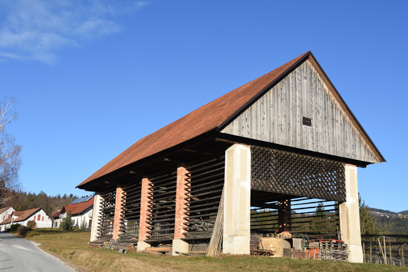 Brezje pri Oplotnici - Šparovčev kozolec