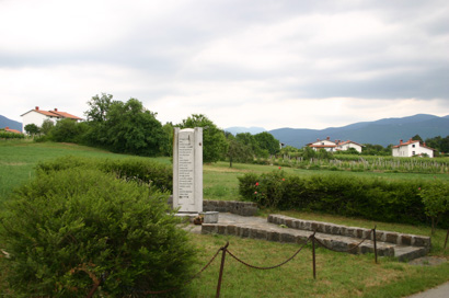 Planina nad Ajdovščino - Spomenik NOB