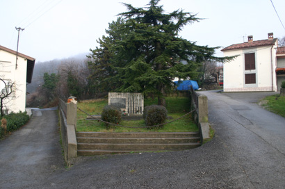 Gojače - Spomenik padlim borcem v NOV