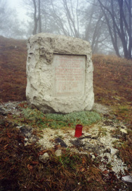 Pristava nad Stično - Spominsko znamenje petim aktivistom