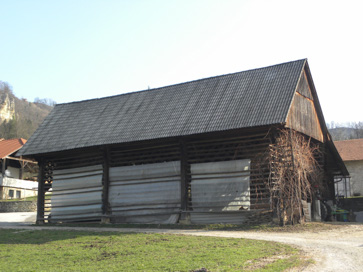 Brstovnica - Kozolec na domačiji Brstovnica 9