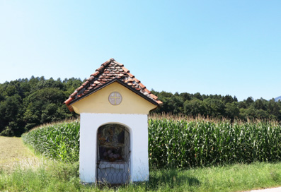 Zvirče - Kapelica južno od naselja