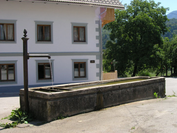 Bohinjska Bela - Napajalno korito