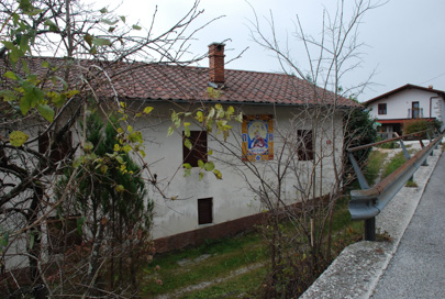 Borjana - Freska na hiši Borjana 47