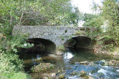 Idrsko - Kamniti most čez reko Idrijo