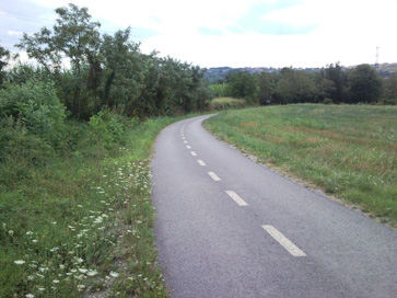 Spodnje Škofije - Trasa železnice Trst-Poreč od Škofij do Bertokov