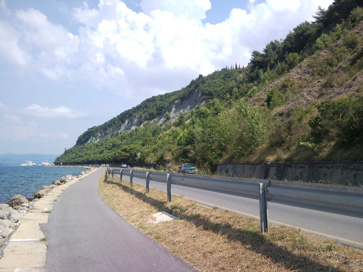 Izola - Trasa železniške proge Trst-Poreč od Proveja do Viližana