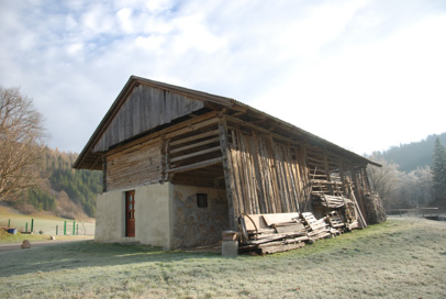 Lažiše - Gospodarsko poslopje na domačiji Lažiše 43