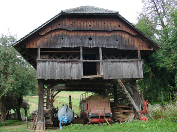 Drušče - Kozolec na domačiji Drušče 5