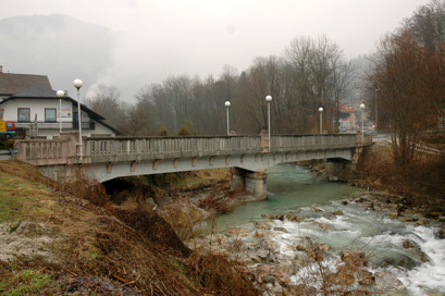 Zgornje Stranje - Most čez Kamniško Bistrico