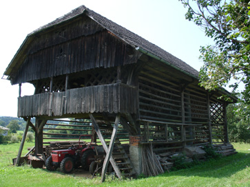 Pijavice - Kozolec na domačiji Pijavice 1