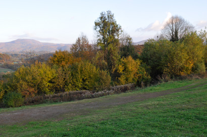 Novo mesto - Lokacija graščine Poganci
