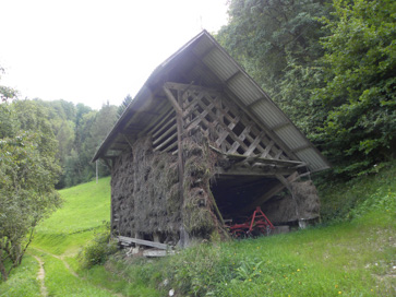 Loke pri Taboru - Kozolec na domačiji Loke 40