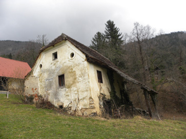 Poljane ob Rečici - Kašča na domačiji Poljane 25