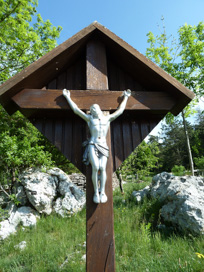 Juršče - Znamenje pri hiši Juršče 1
