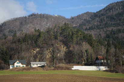 Potoče pri Preddvoru - Utrdba nad gradom Turn