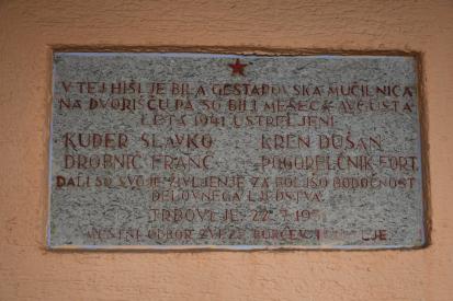 Trbovlje - Spominska plošča na hiši Ulica 1. junija 31