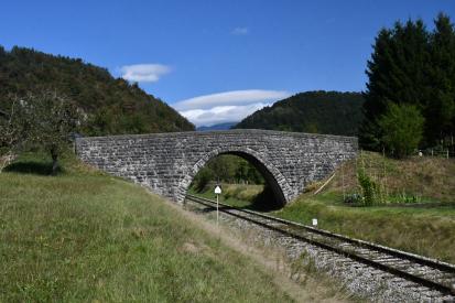 Bohinjska Bela - Most čez železniško progo